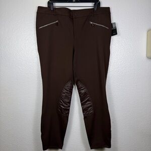 Lauren Ralph Lauren Women's Brown Jodhpurs Breeches Pants Size 2X